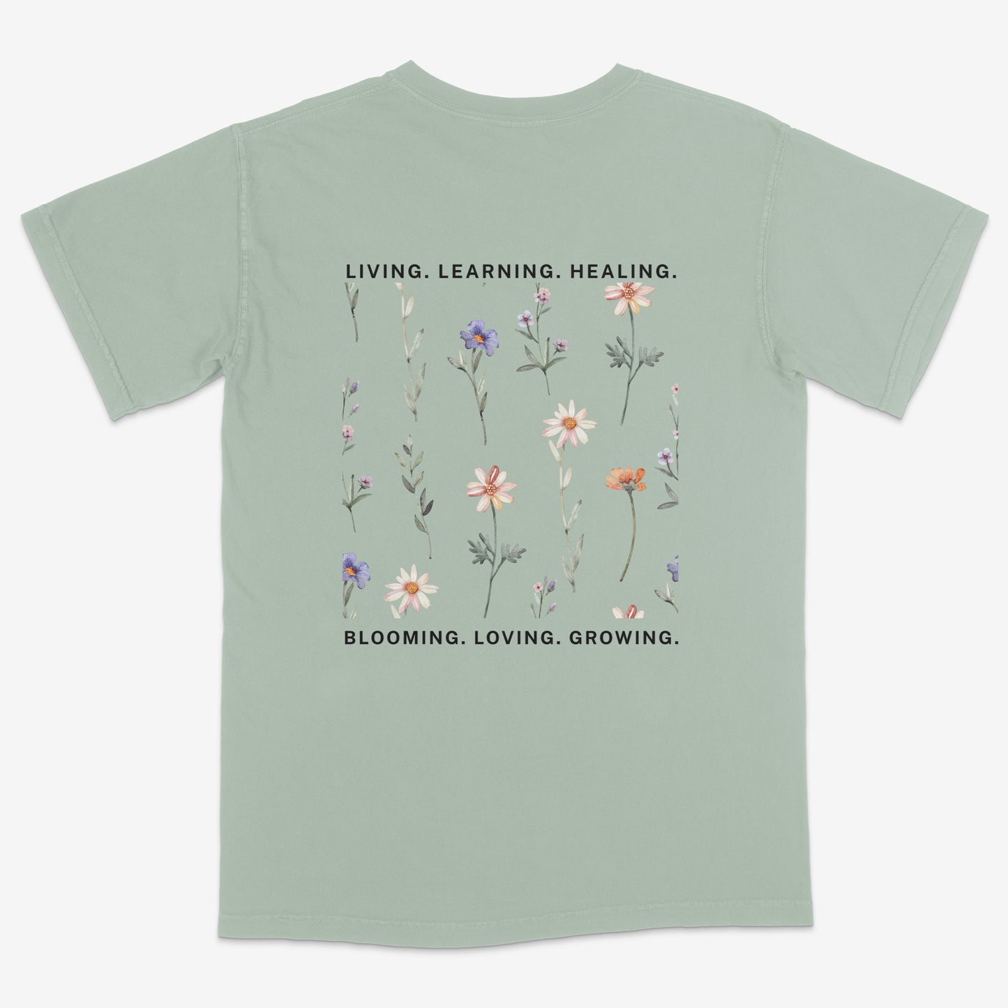 Living. Learning. Healing Tee