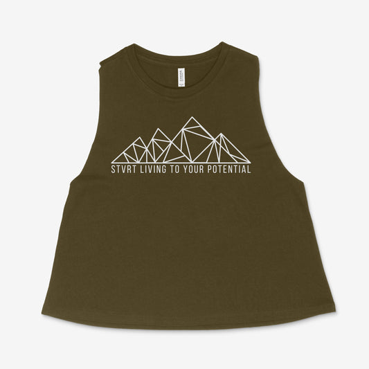 Geometric Mountain Tank